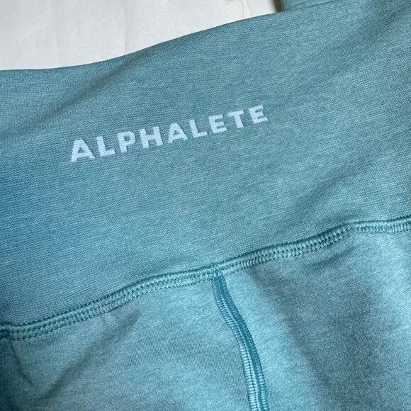 Alphalete Teal / Jade Revival R6 Leggings - Size Medium - Picture 6 of 11